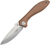 Kubey Ruckus Linerlock Tan Mic KU314M by Kubey