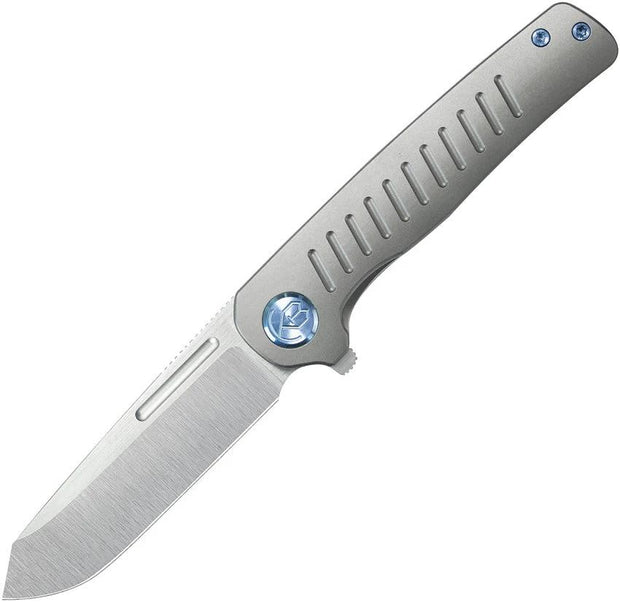 Kubey Steelhead Linerlock Gray Ti KB315A by Kubey
