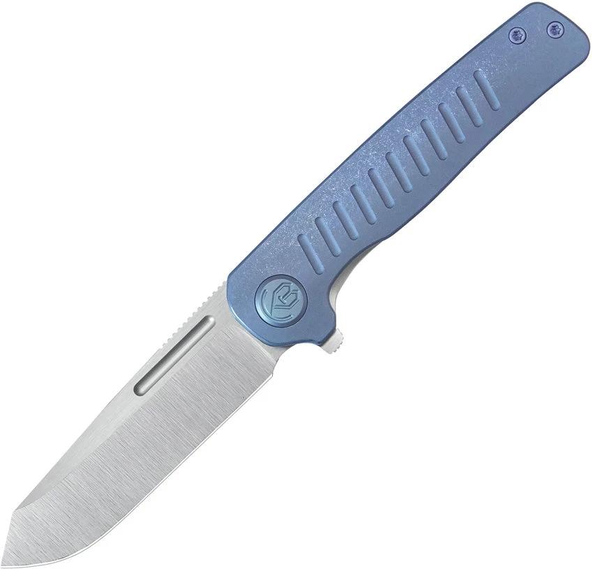 Kubey Steelhead Linerlock Blue SW KB315C by Kubey