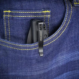 Kubey RDF Button Lock Knife - Blackwash 14C28N Blade With Black G10 Handle KU316G by Kubey