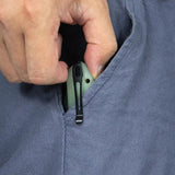 Kubey Royal Linerlock Black Jade KU321C - D2 Tool Steel Blade With Jade G10 Handle by Kubey