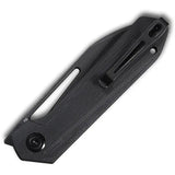 Kubey Royal Linerlock KU321H - Black D2 Tool Steel Blade With G10 Handle And Pocket Clip by Kubey