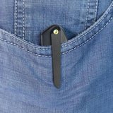 Kubey Royal Framelock Blackout Ti KU3210 - Bohler M390 Blade, Black Titanium Handle, Extended Tang by Kubey