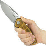 Kubey Tityus Linerlock Ultem KU322R - Ultem Handle Drop Point Knife With 14C28N Sandvik Steel by Kubey