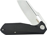Kubey Atlas Framelock Black KU328D - 14C28N Sandvik Stainless Blade With Black G10 Handle by Kubey