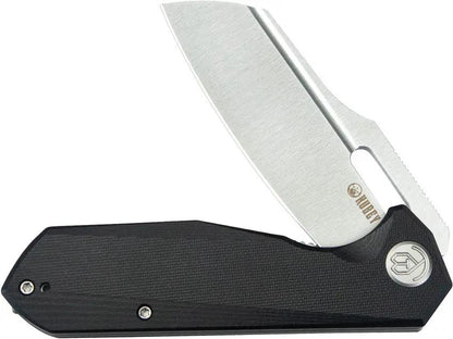 Kubey Atlas Framelock Black KU328D - 14C28N Sandvik Stainless Blade With Black G10 Handle by Kubey
