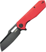 Kubey Atlas Linerlock Red KU328F - 14C28N Sandvik Stainless Blade Red G10 Handle by Kubey