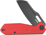 Kubey Atlas Linerlock Red KU328F - 14C28N Sandvik Stainless Blade Red G10 Handle by Kubey