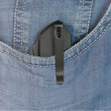 Kubey Atlas Linerlock KU328G - Black Stonewash Finish 14C28N Sandvik Stainless Blade, Black G10 Handle, Extended Tang by Kubey
