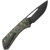 KB Knives Thalia Linerlock 80s Camo KB331A - Bohler M390 Blade With Carbon Fiber Handle by KB Knives