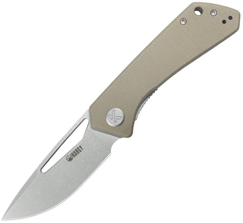 Kubey Thalia Front Flipper Tan G10 KU331R by Kubey