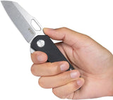 Kubey Duroc Linerlock - Pocket Clip EDC Knife With D2 Tool Steel Sheepsfoot Blade by Kubey