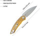 Kubey Leaf Linerlock Ultem KU333G by Kubey