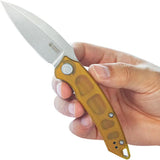 Kubey Leaf Linerlock Ultem KU333G by Kubey