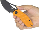 Kubey Ceyx Linerlock Black Yellow KU335C by Kubey