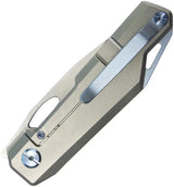Kubey Verijero Framelock Titanium KB340A - Satin Finish 14C28N Blade With Titanium Handle by Kubey