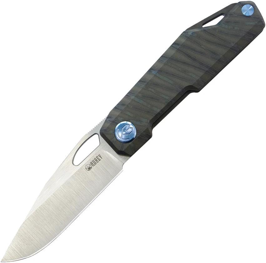 Kubey Verijero Framelock Ti Flame KB340C by Kubey