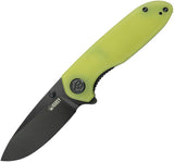 Kubey Belus EDC Linerlock Yellow KU342G by Kubey