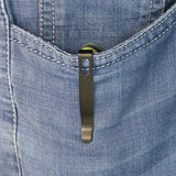 Kubey Belus EDC Linerlock Knife - Yellow G10 Handle, AUS-10A Blade, Extended Tang, Pocket Clip by Kubey