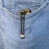 Kubey Momentum Linerlock Ultem KU344N - Ultem Handle, Extended Tang Knife With Stonewash AUS-10A Blade by Kubey