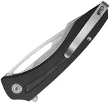 Kubey Merced Linerlock - 14C28N Sandvik Stainless Blade With Black G10 Handle Pocket Clip by Kubey
