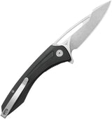 Kubey Merced Linerlock - 14C28N Sandvik Stainless Blade With Black G10 Handle Pocket Clip by Kubey