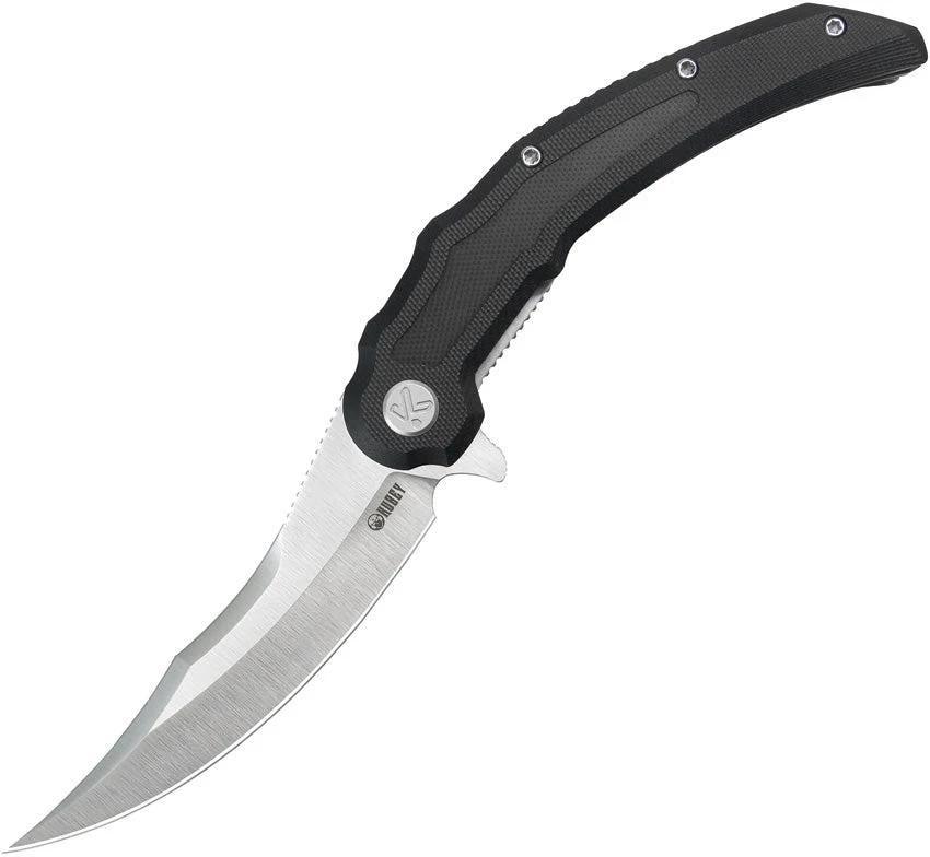 Kubey Wave Crest Linerlock Black G10 KU346A by Kubey