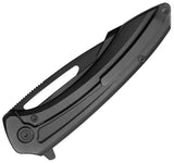 Kubey Merced Framelock Knife KB352C - Black Aluminum Frame Lock For Everyday Carry by Kubey