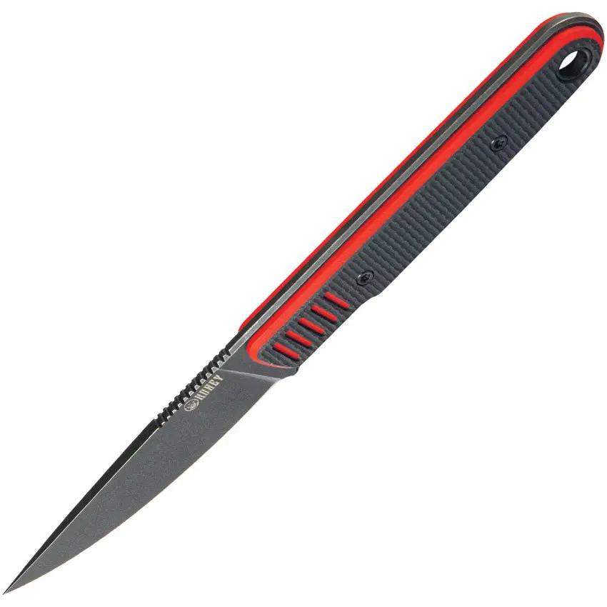 Kubey JL Fixed Blade Knife - Full Tang Durability With Black Red G10 Handle And Kydex Sheath by Kubey