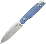 Kubey Dust Devil Fixed Blade Blue KU357D by Kubey