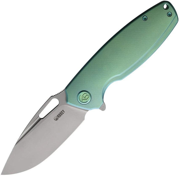 Kubey Tityus Framelock Green Ti KB360B by Kubey