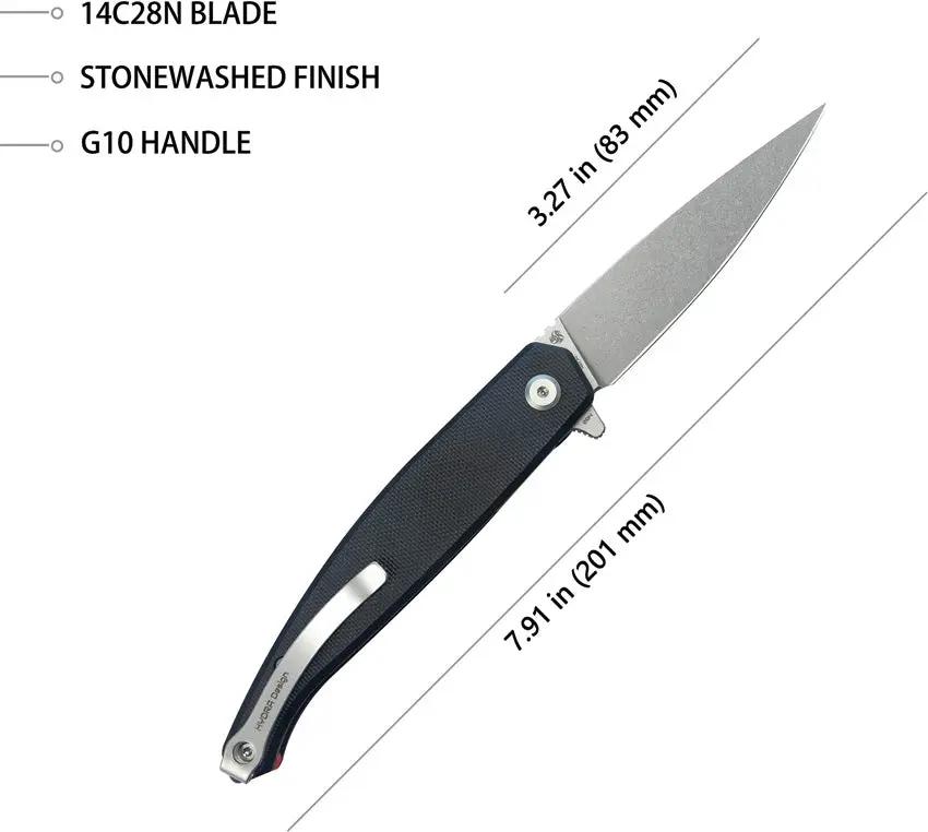 Kubey MOS Hydra Linerlock Black KU361A by Kubey