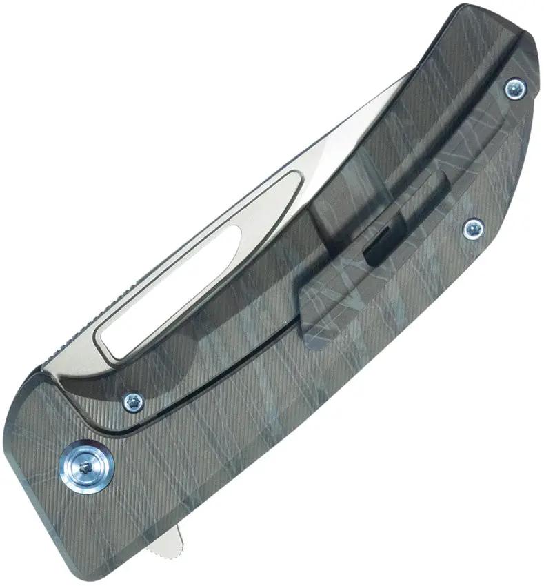 Kubey Hyperion Framelock Flame Ti KB368I by Kubey