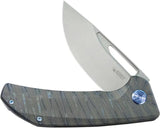 Kubey Hyperion Framelock Flame Ti KB368I by Kubey