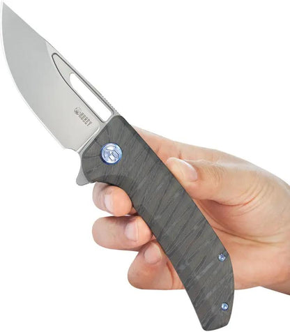 Kubey Hyperion Framelock Flame Ti KB368I by Kubey