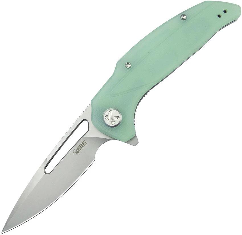 Kubey Nautilus Linerlock Jade KU372B by Kubey