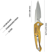 Kubey RBC-1 Outdoor Linerlock Ultem KU373D by Kubey