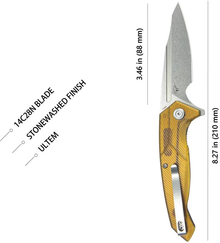 Kubey RBC-1 Outdoor Linerlock Ultem KU373D by Kubey