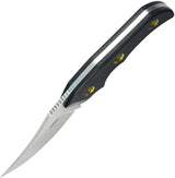 Kubey Willumsen Hunter Black KU375A Clip Point Knife With 14C28N Sandvik Stainless Blade And G10 Handle by Kubey