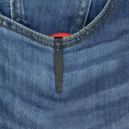 Kubey Dheo EDC Button Lock Red KU378C - Red G10 Handle With 14C28N Sandvik Wharncliffe Blade by Kubey