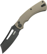 Kubey Dheo EDC Button Lock Tan KU378D by Kubey