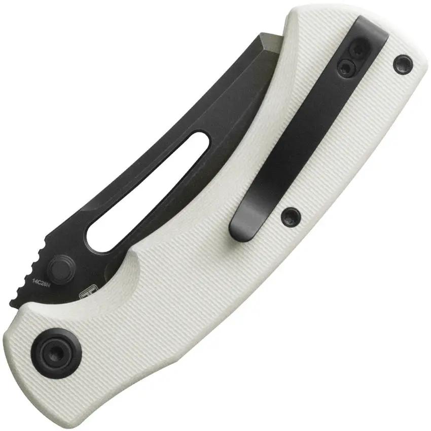 Kubey Dheo EDC Button Lock White KU378E by Kubey