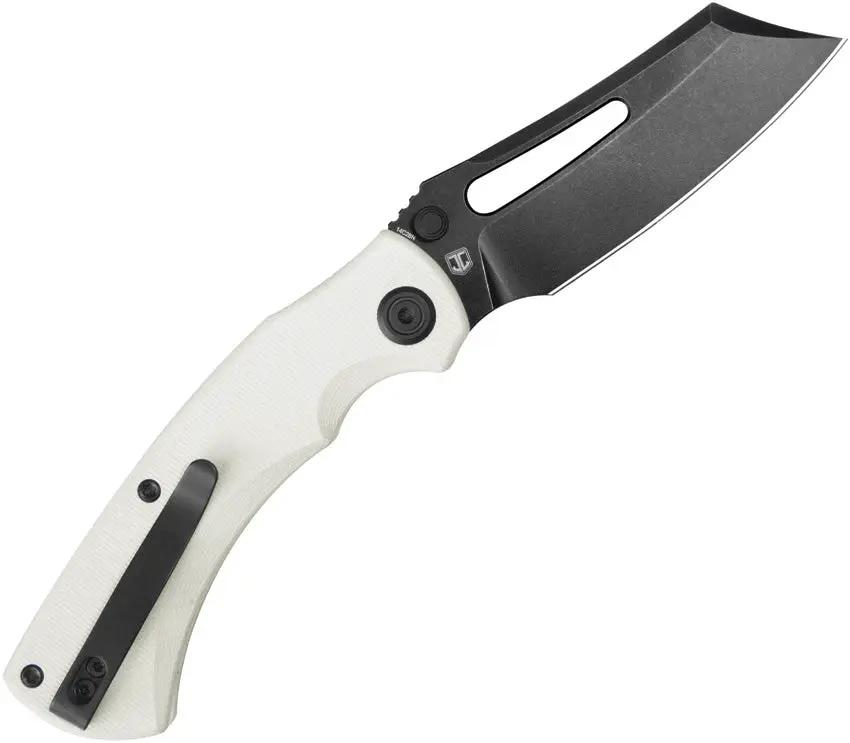 Kubey Dheo EDC Button Lock White KU378E by Kubey