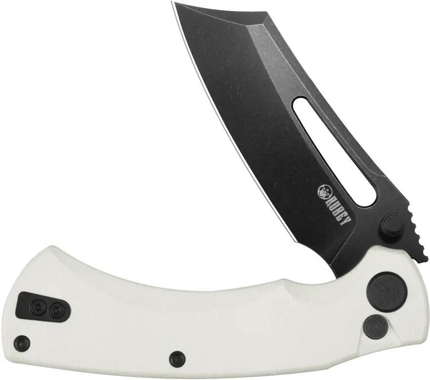 Kubey Dheo EDC Button Lock White KU378E by Kubey