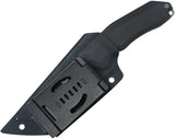 Kubey Yokai Fixed Blade KU382A - 14C28N Sandvik Stainless Tanto Blade With Black G10 Handle by Kubey