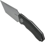 Kubey Yokai Fixed Blade KU382A - 14C28N Sandvik Stainless Tanto Blade With Black G10 Handle by Kubey