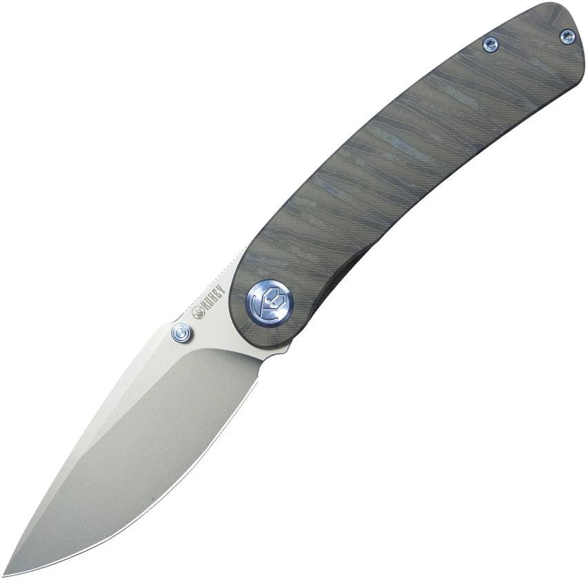 Kubey Momentum Framelock Flame Ti KB386C by Kubey