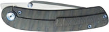 Kubey Momentum Framelock Flame Ti KB386C - Flame Anodized Titanium Handle With 3.38 Inch Bead Blast Bohler M390 Blade by Kubey