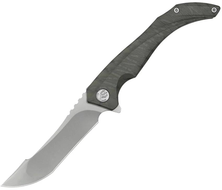 Kubey Cyrus Framelock Flame Ti KB387B by Kubey