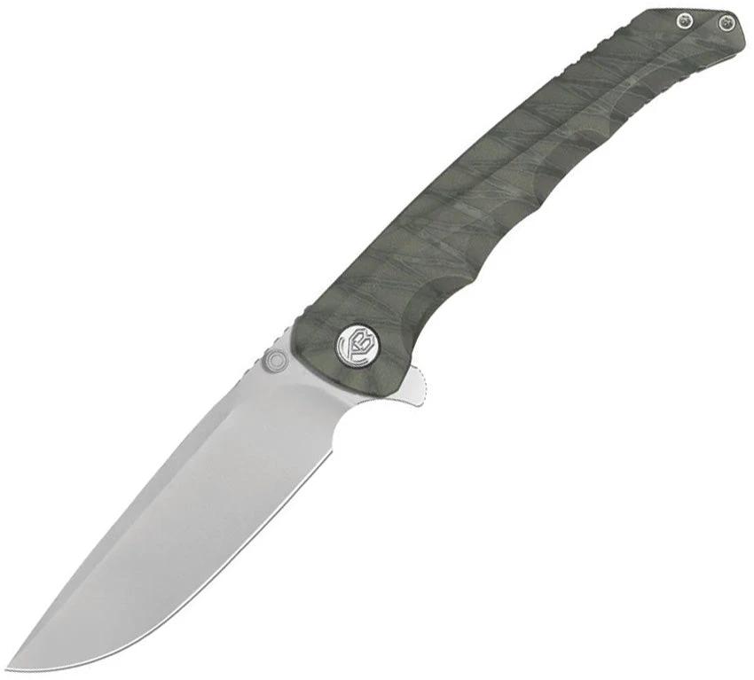 Kubey Zazoo Framelock Flame Ti KB389B by Kubey